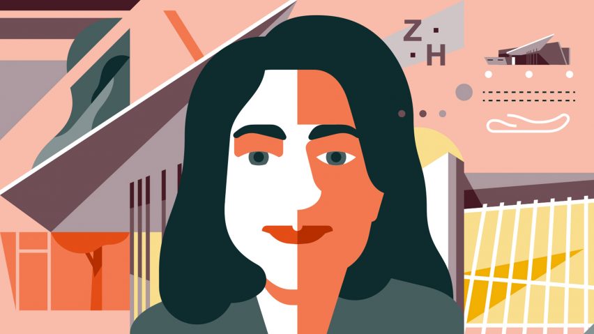 Zaha Hadid deconstructivist architect