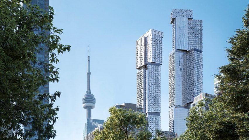Frank Gehry's Forma towers in Toronto feature in today's Dezeen Agenda