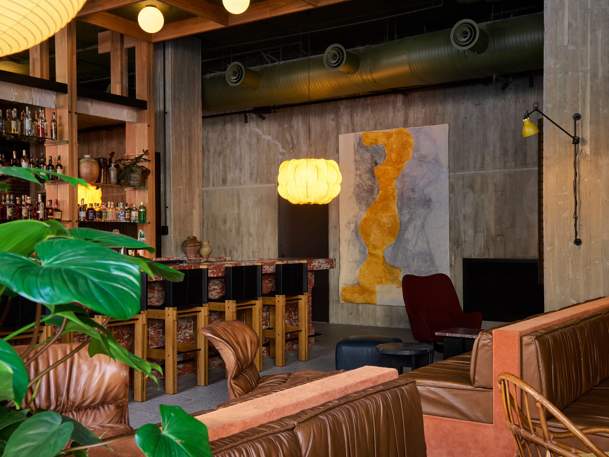 Lounge and bar of Ace Hotel Sydney