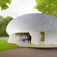 Artificial intelligence-created Serpentine Pavilion.