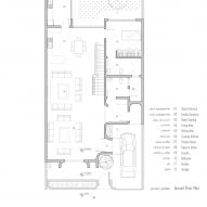Floor plan of Bakrajo House in Sulaymaniyah by Zakaa