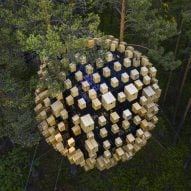 Biosphere treehouse at the Treehotel by BIG