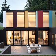 Colleen Healey adorns restored Maryland carriage house with colourful facades