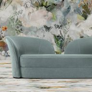Cristina Celestino designs "sculptural sofa with a comfortable attitude" for Moooi