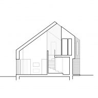 Section of Belgian house by DéDal Architectes