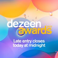 Dezeen Awards 2022 late entry ends today