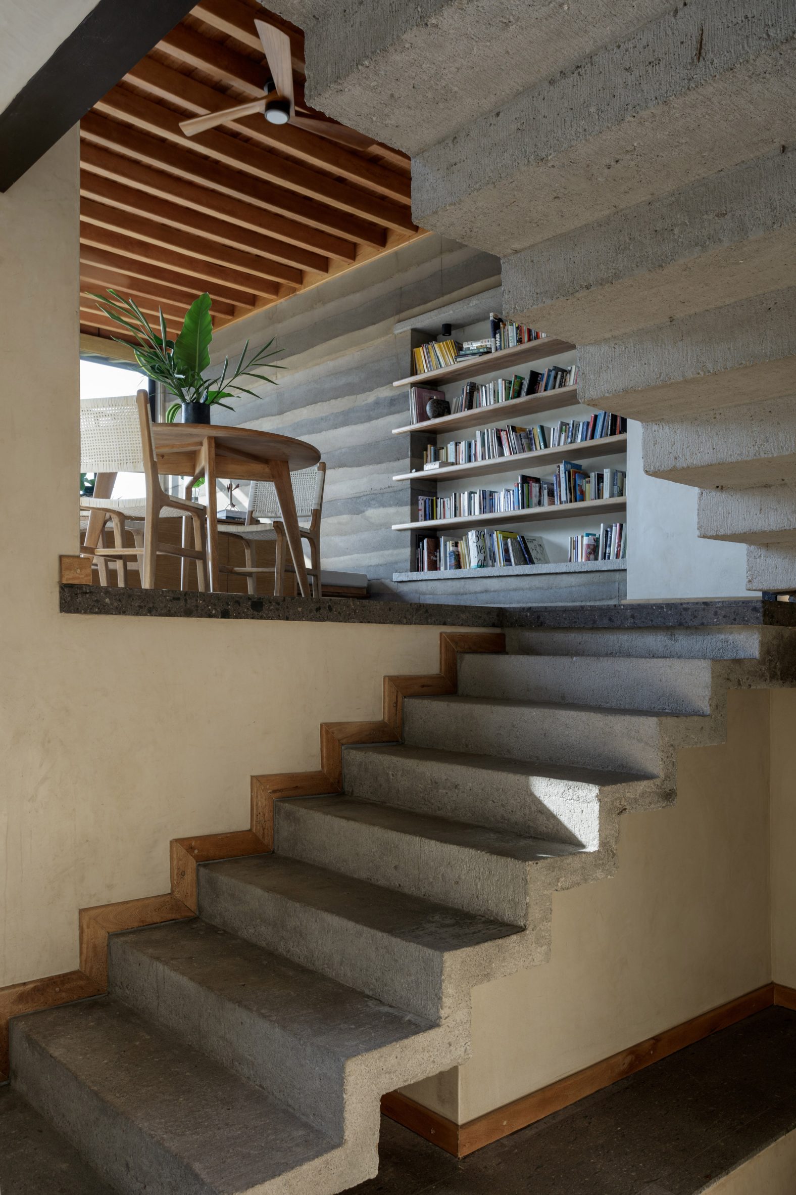 concrete staircase