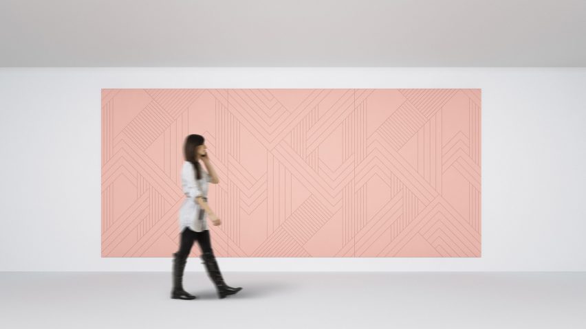 Gatsby wall covering by Jeffrey Ibañez for Impact Acoustic