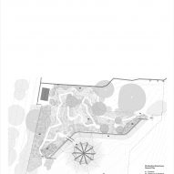 Site plan of Glasshouse by Heatherwick Studio