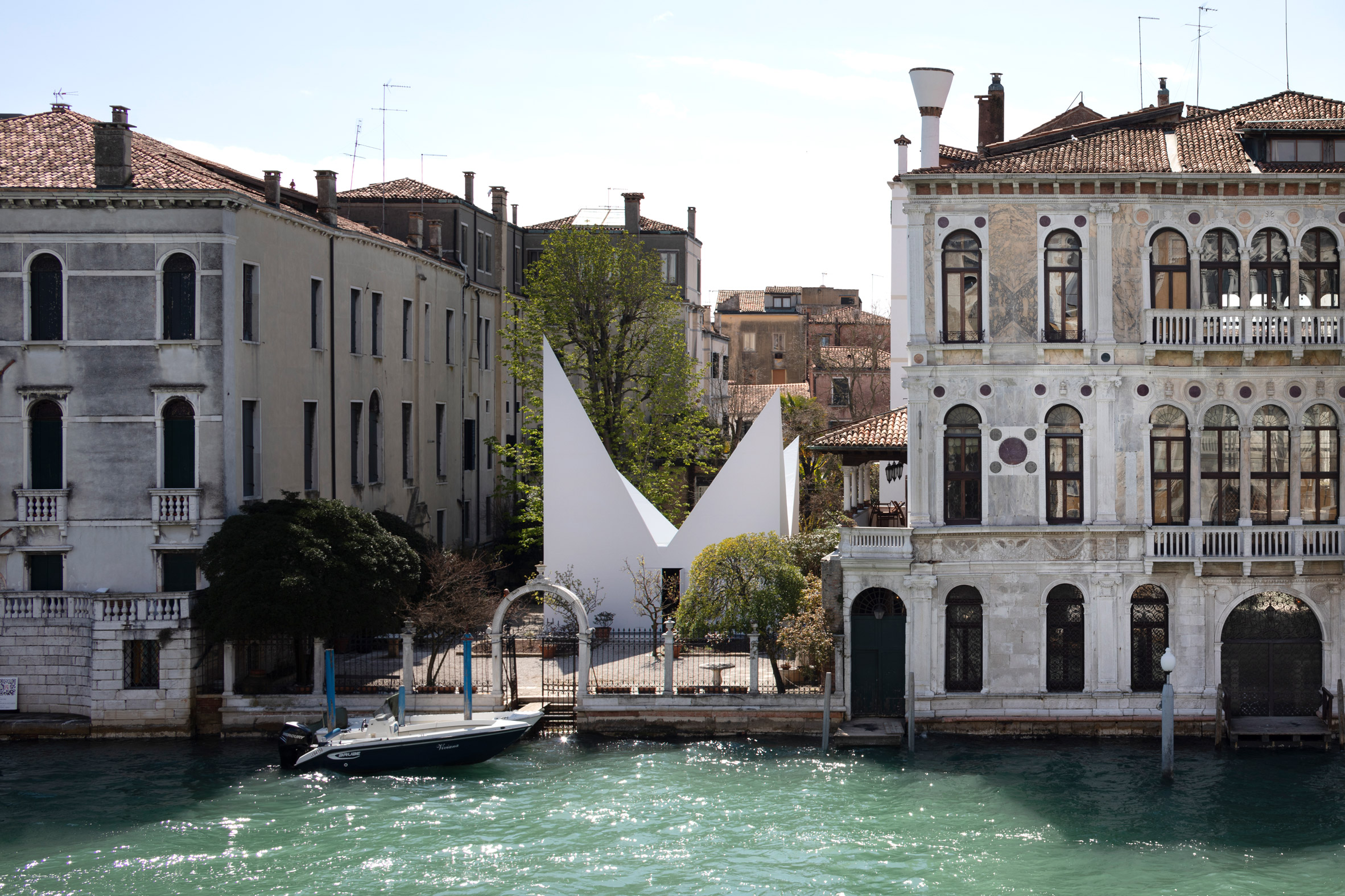Pavilion beside the Grand Canal in Venice