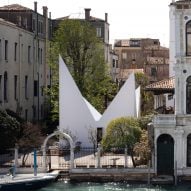 Stefano Boeri Architetti creates "paper lantern" pavilion at Venice Art Biennale