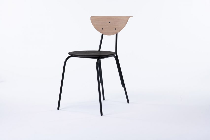 Image of a chair by a furniture and product design student from Kingston School of Art