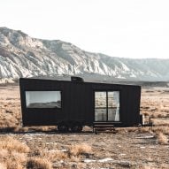 Land Ark wraps compact Quatro mobile dwelling in black steel