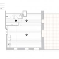 Previous floor plan of Loft in Poblenou by Neuronalab