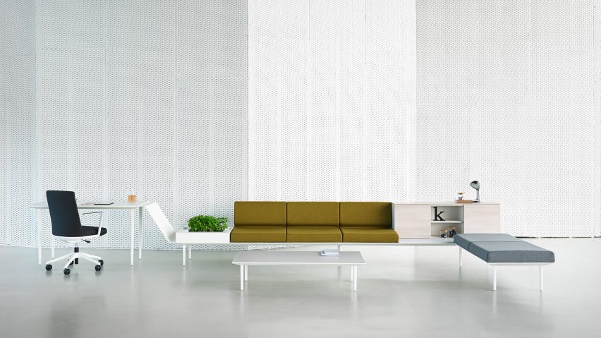 Longo seating system by Ramos & Bassols for Actiu