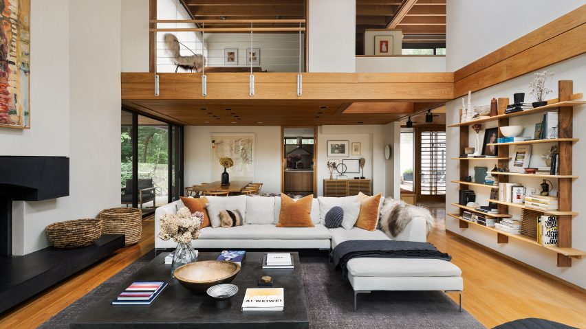 Double-height living room
