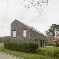 Exterior of house by DeDal Architectes