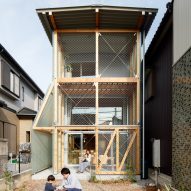Nori Architects uses simple finishes and exposed structure for minimalist home in Japan