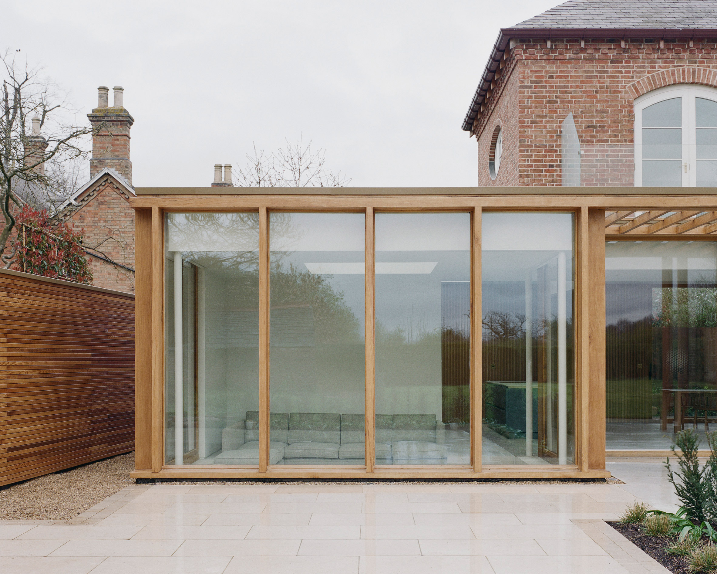 Extension with oak frame