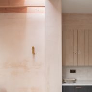 Interior of Pink House by Oliver Leech Architects