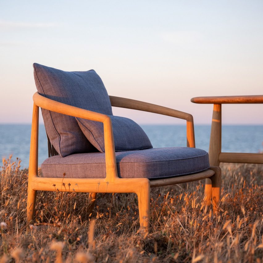 Outdoor furniture from the Frau Armchair