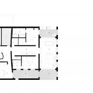Lower floor plan of Canopy House by Powell and Glenn