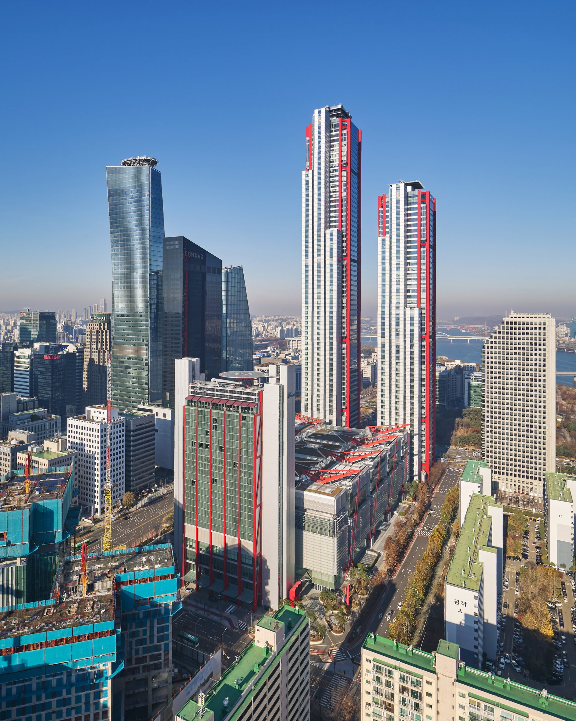 Park image.  1 above showing his two office towers