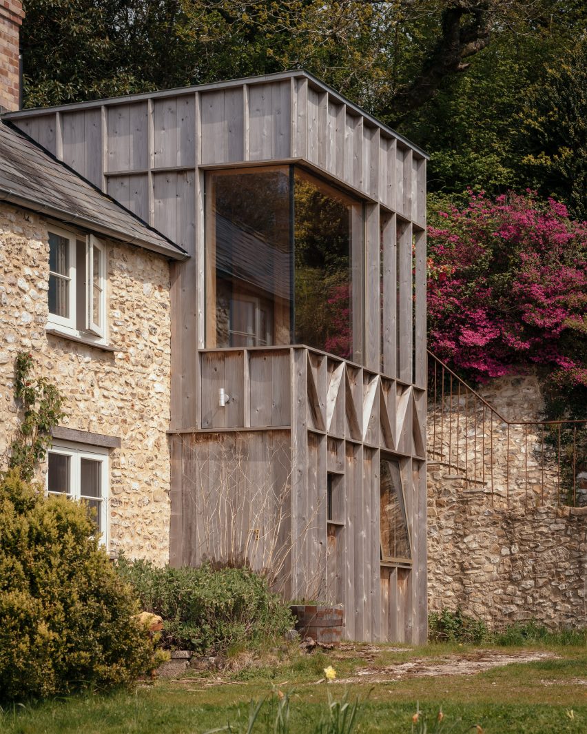 Timber house extension