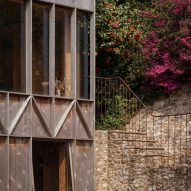 Exterior of Made of Sand extension by Studio Weave