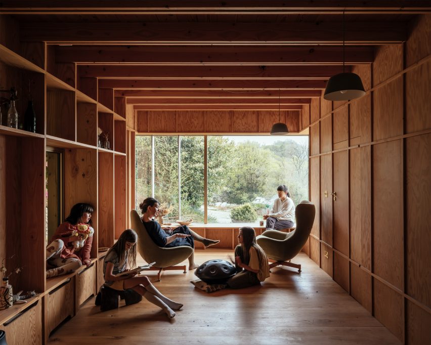 Interior of RIBA House of the Year-longlisted project Made of Sand