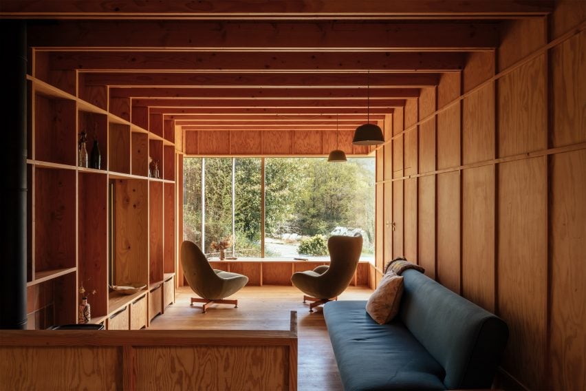 Interior of Made of Sand extension by Studio Weave