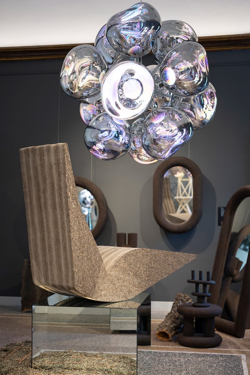 A seaweed chair by Tom Dixon