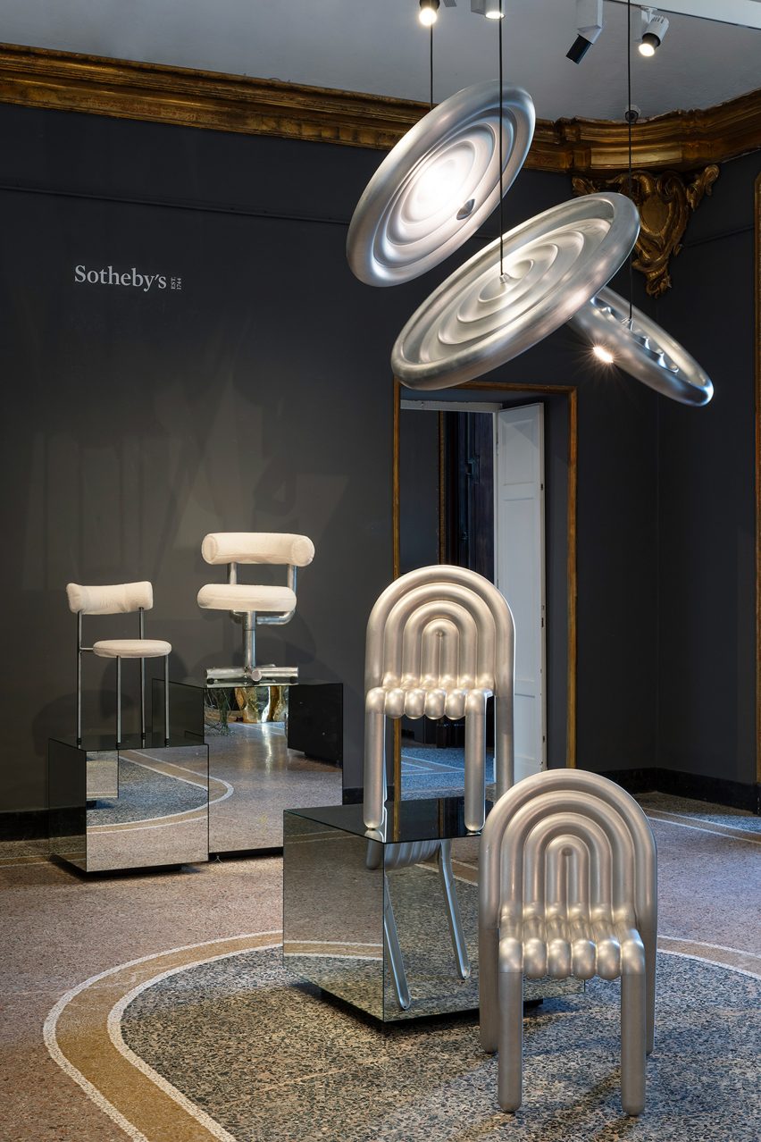 Aluminium chairs by Tom Dixon
