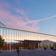 SOM and Burckhardt+Partner create mass-timber office for UN on Lake Geneva