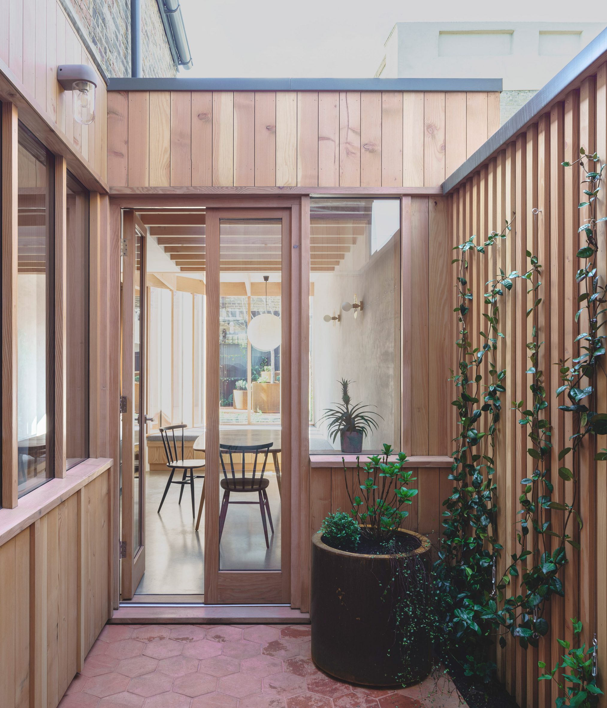 Extension of wooden house in London by Emil Eve