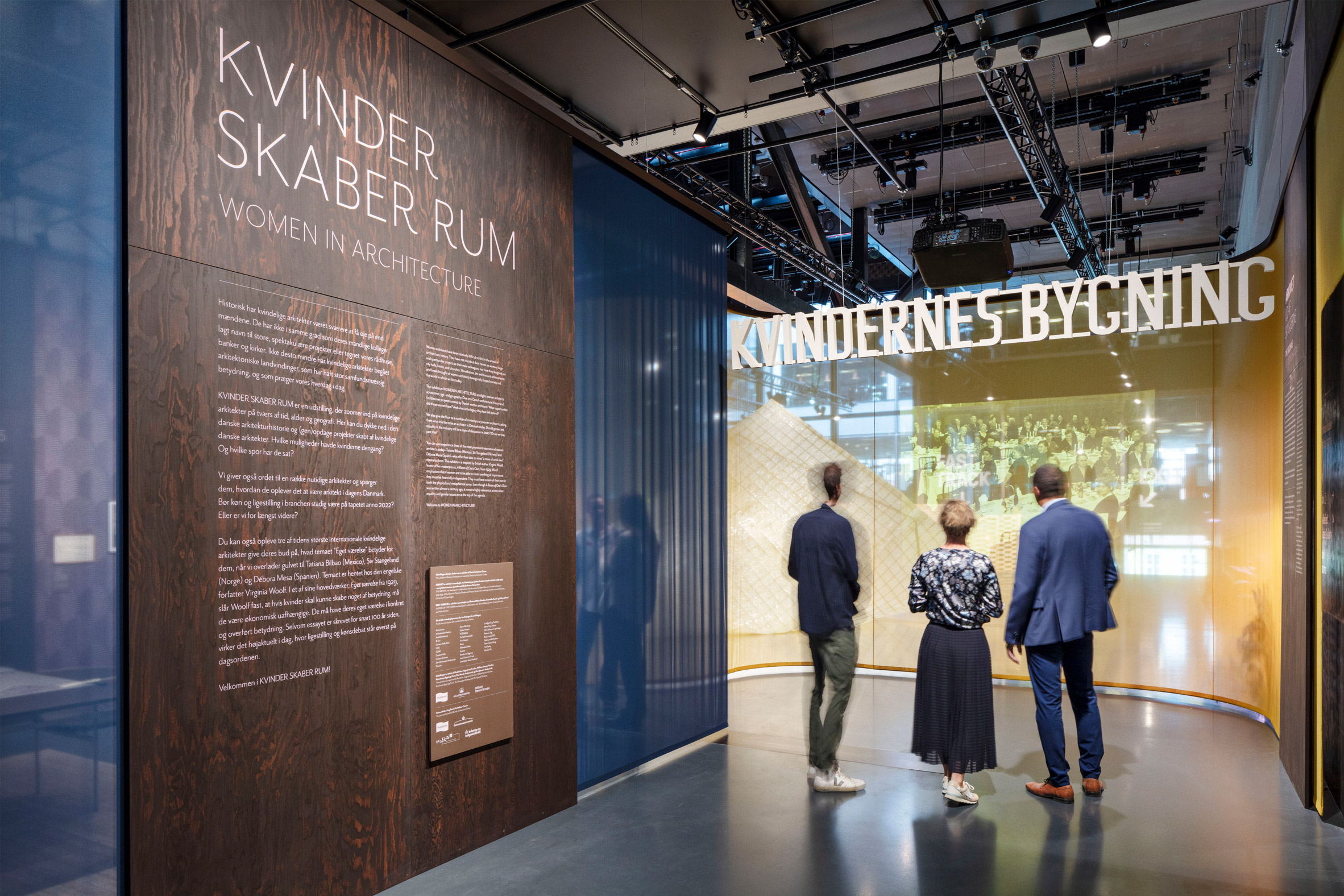 Visitors at Danish Architecture Center