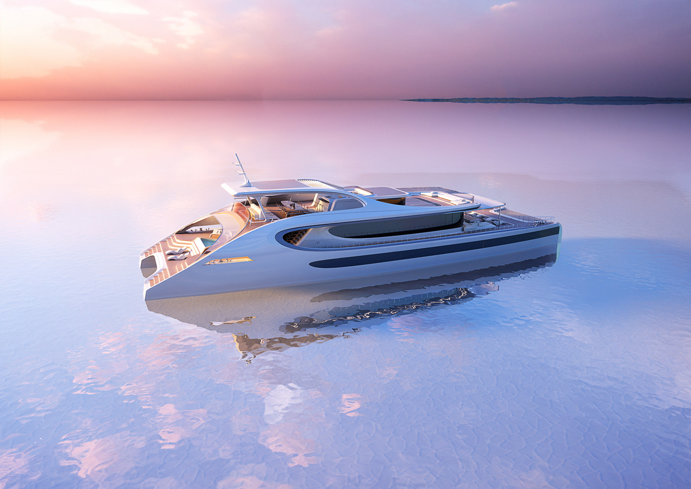 Catamarán con energía solar Zaha Hadid Architects