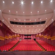 Interior of Zhengzhou Grand Theatre in China