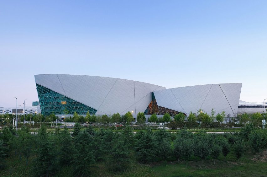 Theatre with metal cladding in China