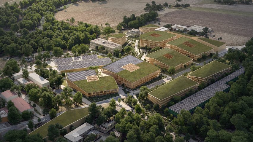 Ecotope innovation park at EPFL by 3XN