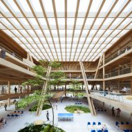 3XN and Itten+Brechbühl design mass-timber campus for Swiss university