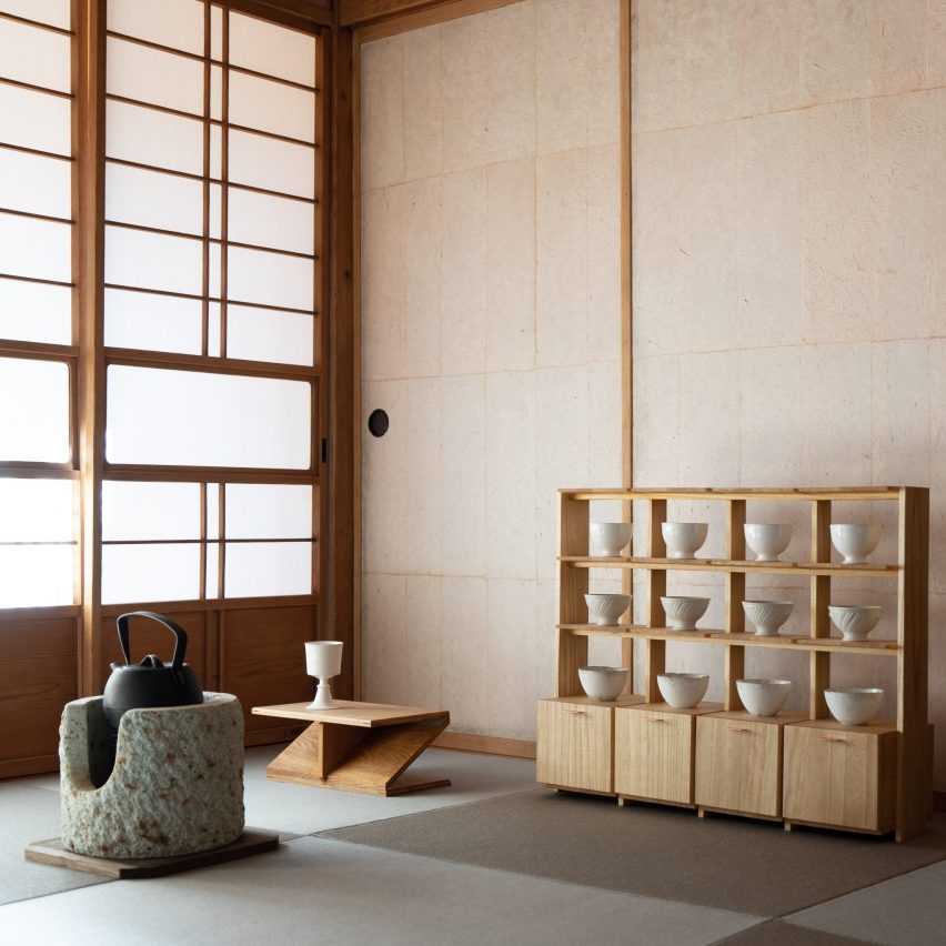 Reinterpreting Furniture for a Modern Japanese Tea House by Ryota Yokozeki Studio