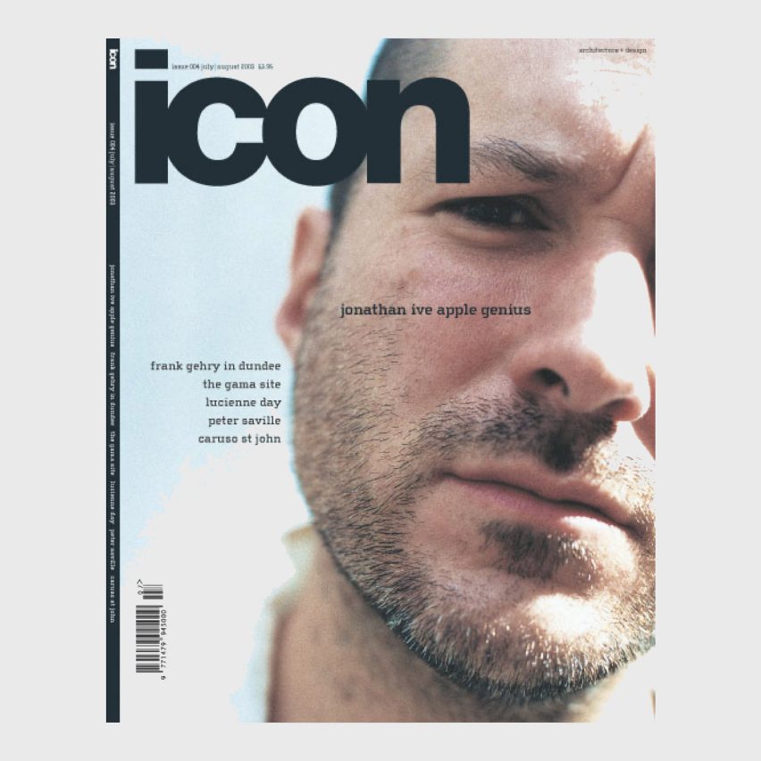 Cover of Icon magazine featuring Jonathan Ive