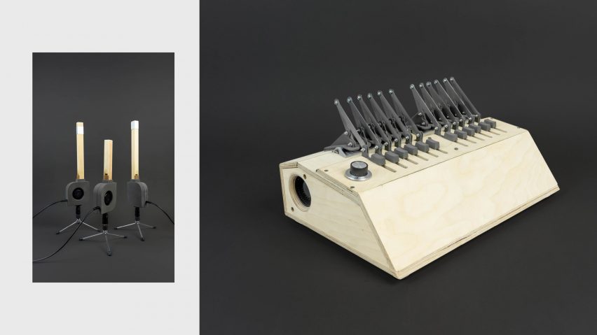 Wind instruments similar to an organ
