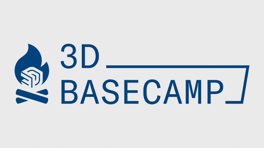 A photograph of the 3D Basecamp logo