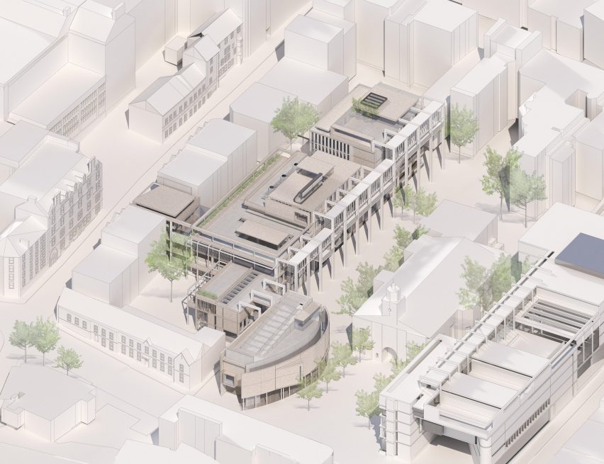 A render of the Edinburgh Futures Hub