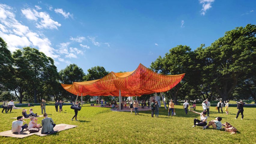 Render of All(zone) MPavilion in Melbourne