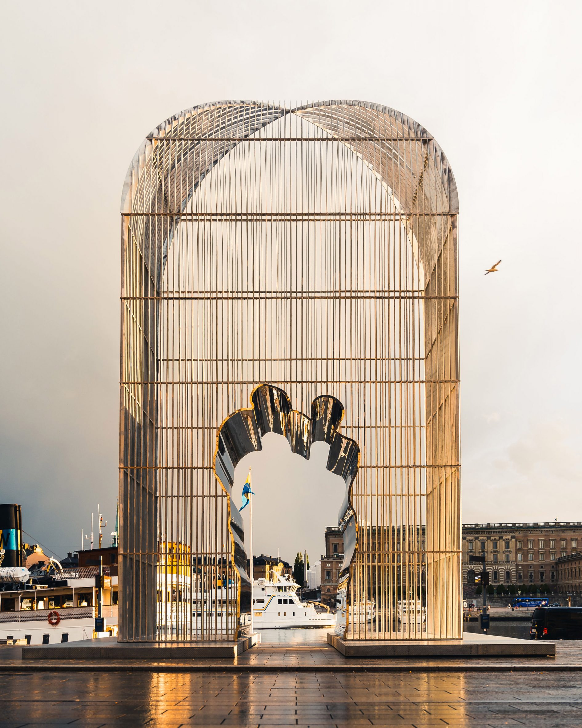 Ai Weiwei's steel sculpture Arch