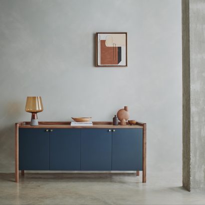 Image of a blue furniture