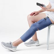 Neural Sleeve is a bionic leg wrap that uses AI to correct walking patterns
